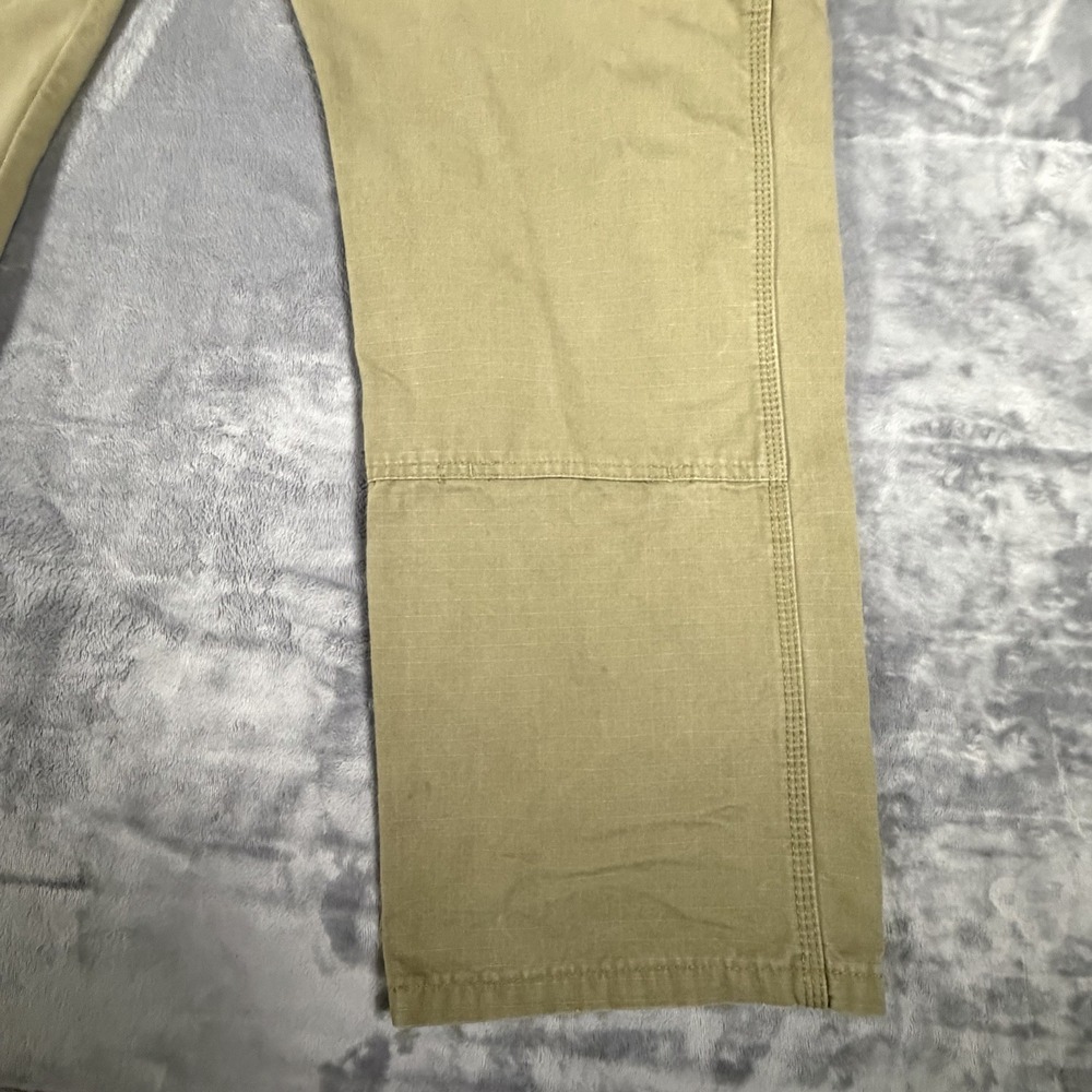 Wrangler Pants Men's 38x34 For 38x32 Khaki Ranger Cargo Workwear Double Knee - Picture 3 of 16